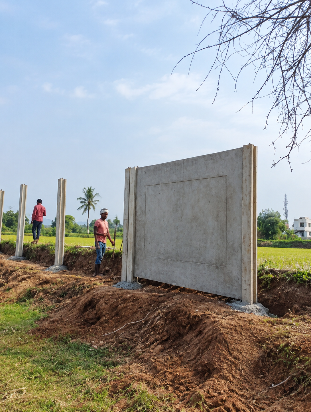Single Compound Wall Manufacturer by Tirupati Precast
